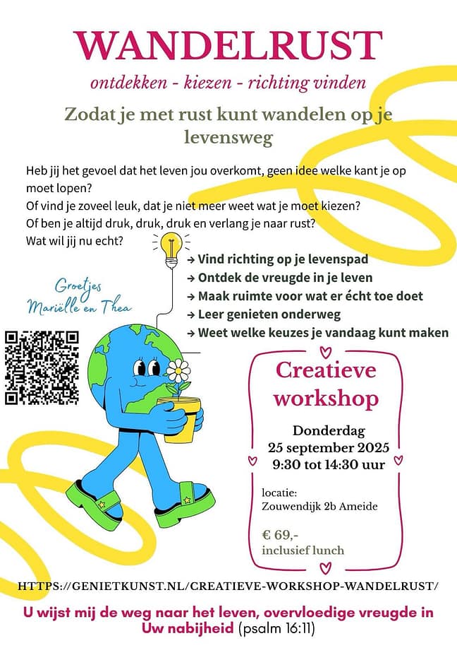 creatieve workshop wandelrust